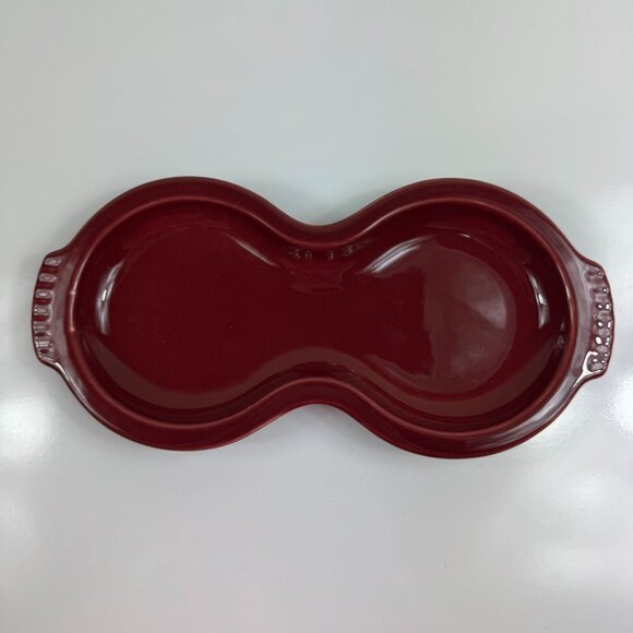 Fiesta Ware 4 Piece Sugar Bowl Creamer Set w/Tray Cinnabar Retired Serveware - Picture 8 of 13